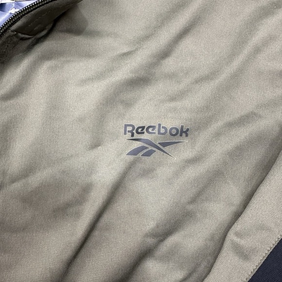 NEW Reebok Identity Vector Knit Track Jacket Men's‎ XL Army Green Full Zip - Picture 8 of 16